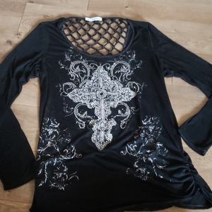 Maurices Embellished Longsleeve - Size 1